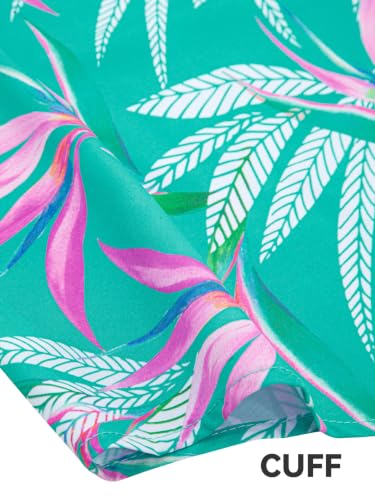 Image of Yoimira Hawaiian Shirts for Men, Print Mens Casual Short Sleeve Button Down Shirts Floral Aloha Beach Shirt