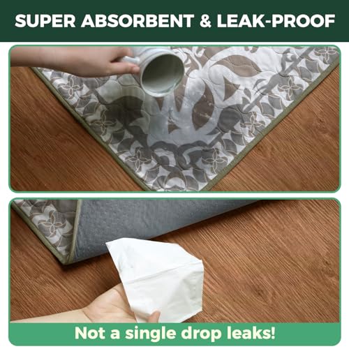 Image of FXW Washable Pee Pads for Dogs, Puppy Pads with Super Absorbent, Specifically Designed for 36inch Cages, 23 inch x 35 inch Rectangle, Boho, 2 Packs