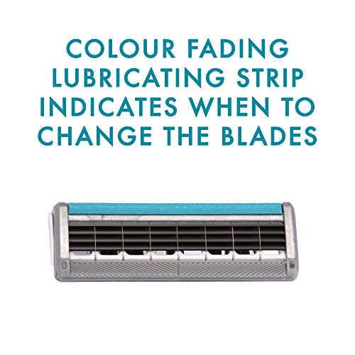 Wilkinson Sword Quattro Titanium Sensitive Razor Blades - Pack of 8 Blades