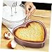 Cabilock Heart Shaped Cake Pan Baking Mold for Weddings Parties Home Use Easy to Demould Smooth Reusable Heart Baking Mold for All Occasions