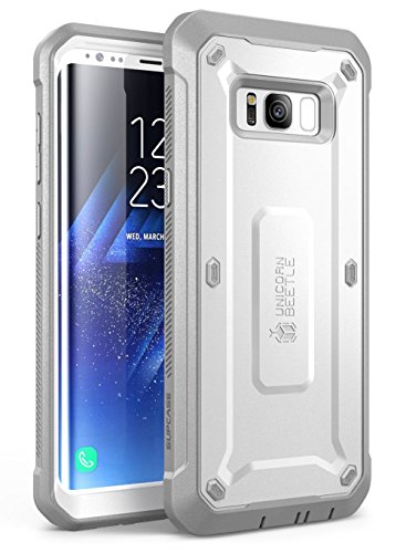 SUPCASE Unicorn Beetle PRO Series Phone Case for Samsung Galaxy S8, Full-Body Rugged Protective Case for Galaxy S8 2017 (White)