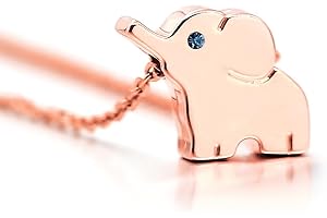Elegant Rose Gold Elephant Necklace: A Touch of Luck and Sophistication