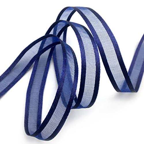 finemark Finemark Chiffon Ribbon with Satin Edge Chiffon Decorative Ribbon Ribbon Ribbon Gift Ribbon Semi-Transparent Shiny No Wire Organza - Image 2