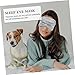 Beaupretty Portable Eye Mask Set with Hair Rings Lightweight Breathable Sleeping Mask for Travelers Completely Blocks Light Relaxation Sleep