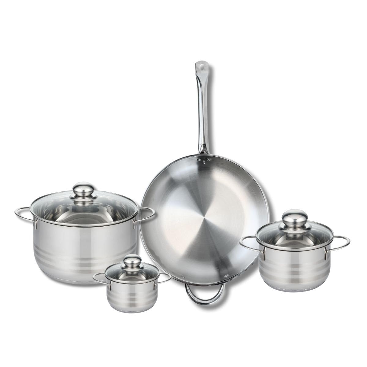Elo Batterie cuisine poêle 32 cm et 3 faitouts 12/16/24 cm