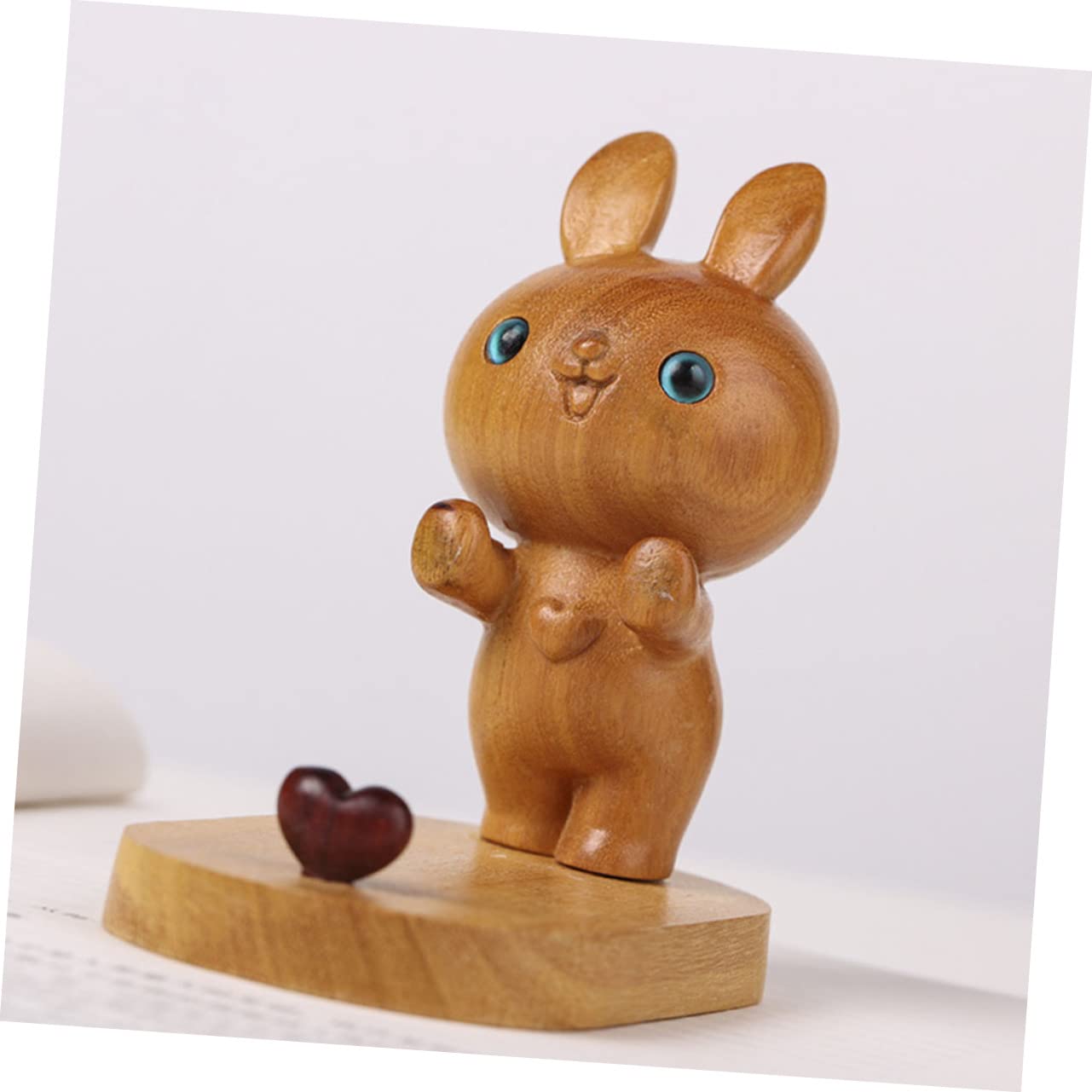 HEMOTON 3pièces Support De Téléphone Forme De Lapin Support Smartphone Portable Adorable pour Smartphone Et Tablette Décoration Pratique Et Créative pour Votre Espace De Travail