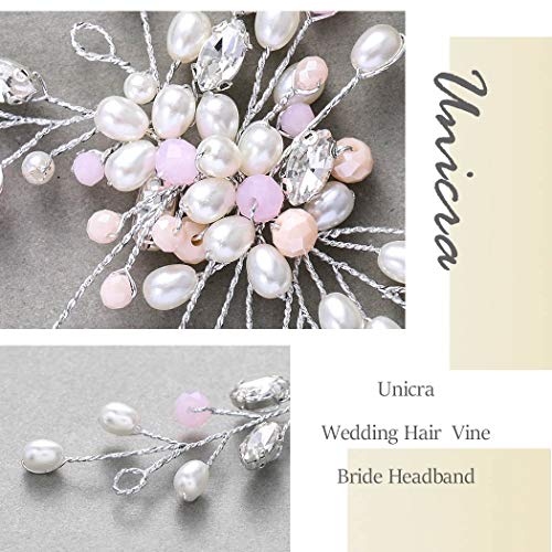 Unicra - Cerchietto per capelli da sposa in