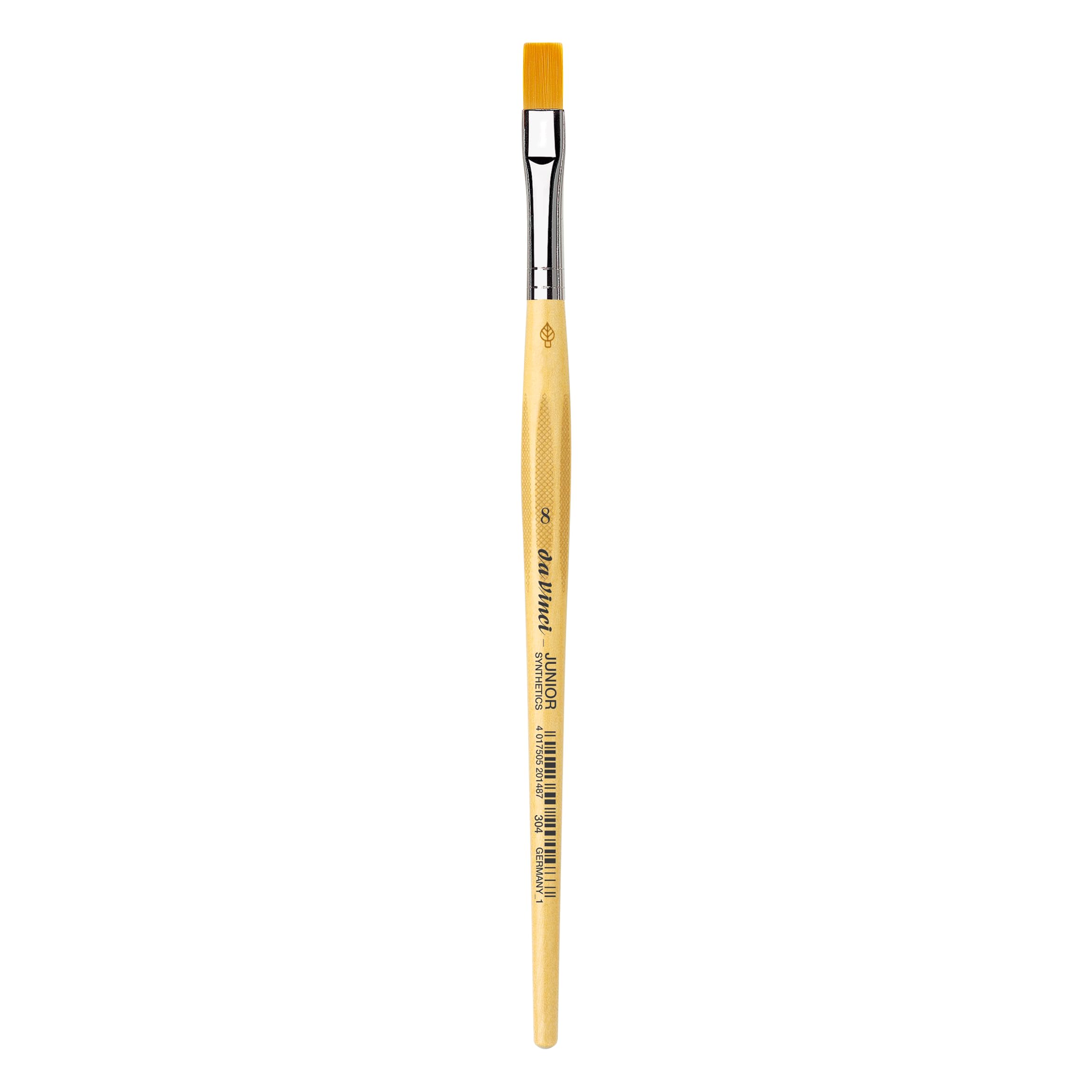 Da Vinci 304 Series Synthetic Brush, Bristle, Yellow, 19.5 x 0.8 x 30 cm