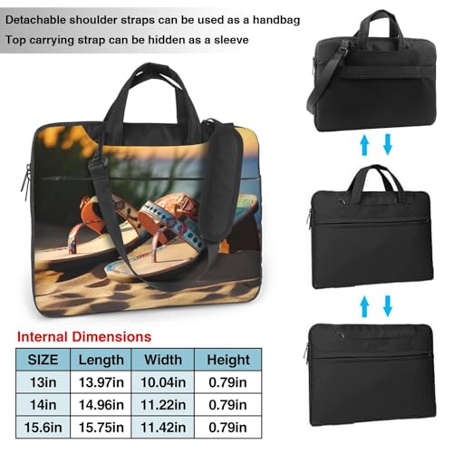 Bolso Tote para Laptop unisex negro 15.6 pulgadas miniatura 3