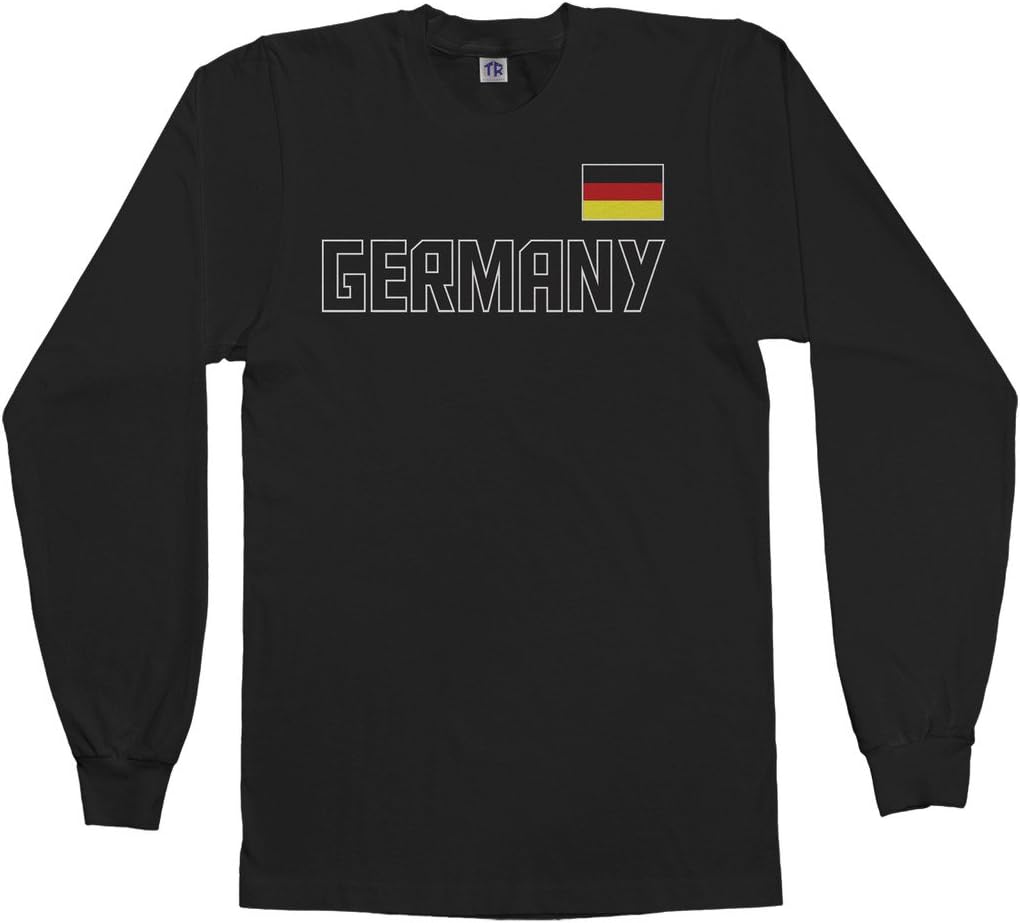 Threadrock Men's Germany National Pride Long Sleeve T-Shirt