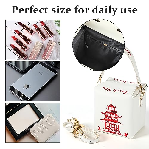 Crossbody Bags for Women Trendy Chinese Takeout Box Bag Fun Purse Totes Shoulder Bag3