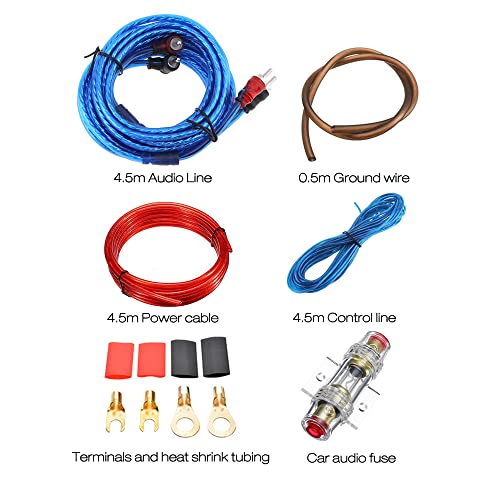 Kit Cavi Installazione Amplificatore, Utopgee 10GA...