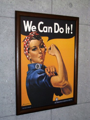 Amazon.co.jp: ポスター J.ハワード ミラー We Can Do It! : ホーム