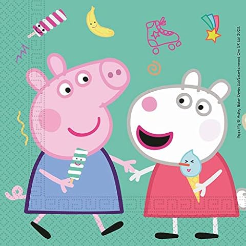 Peppa Pig 2-Ply Party Napkins Pack of 20 Cover