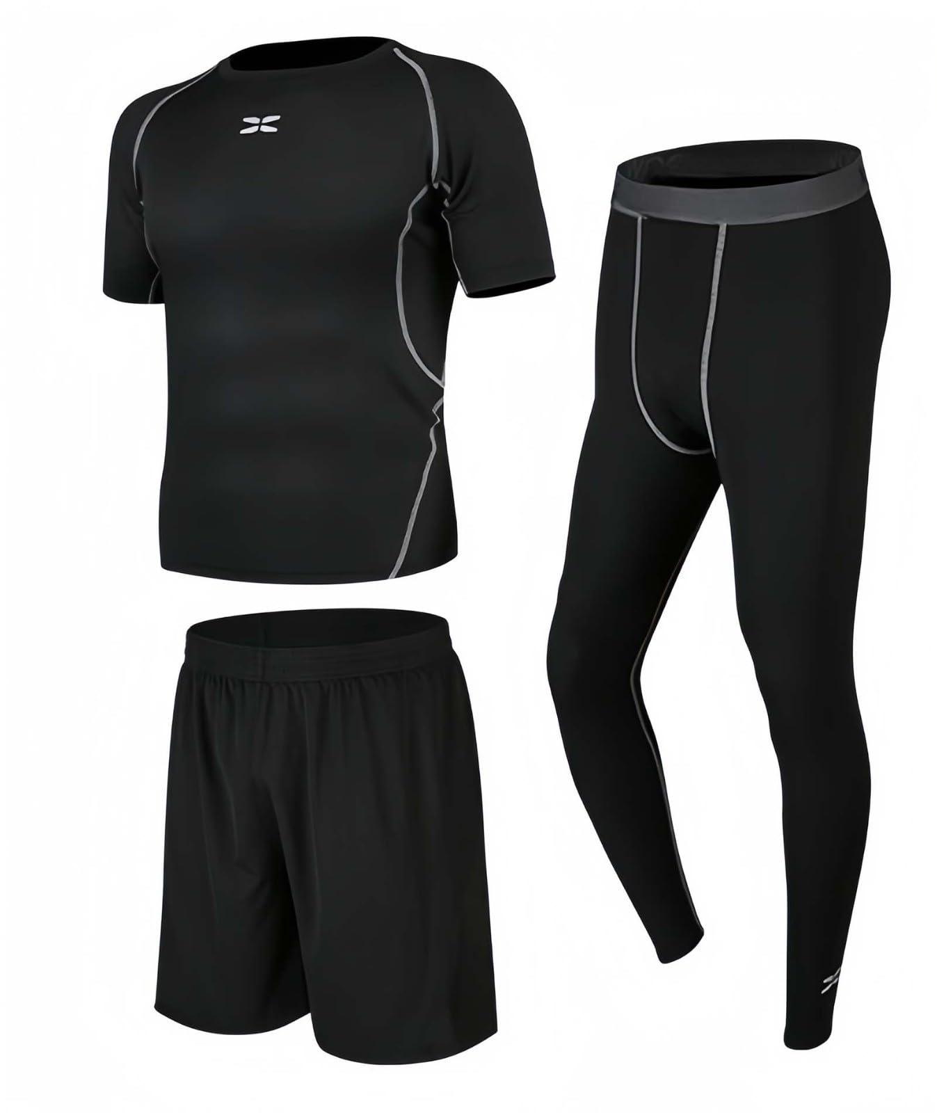 Męskie koszulki do biegania, szorty, spodnie, bardzo duże fitness, siłownia, jogging, odzież sportowa, szybkoschnące sporty