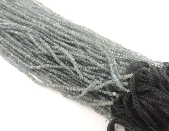 Fils de labradorite naturelle en rondelles pour éviter les bijoux ternes et fragiles