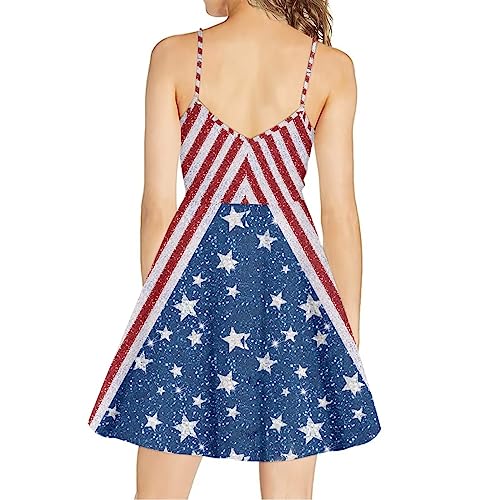 Image of Biyejit Women Casual Loose Dress Strap Long Summer Beach Swing Dress