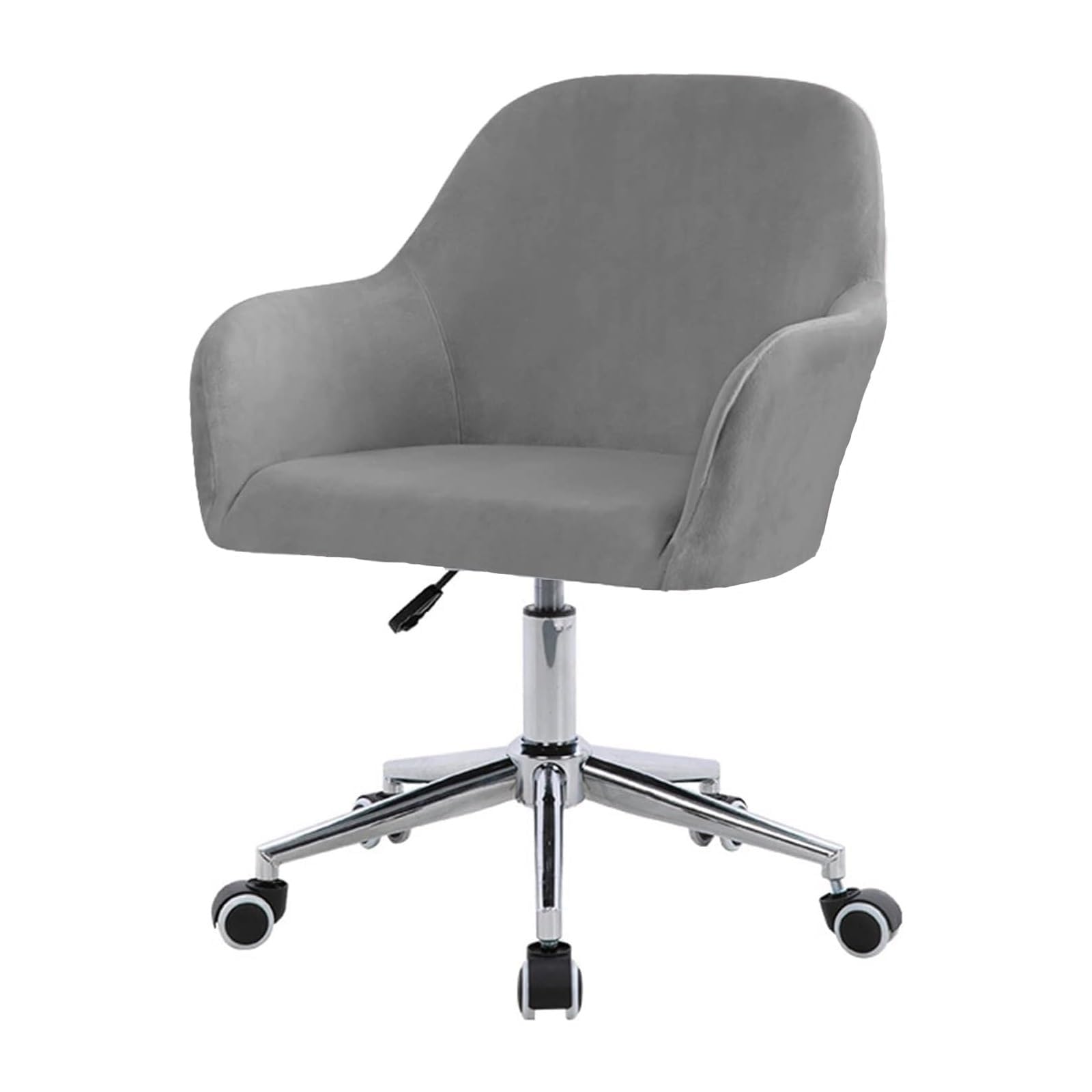 Velvet Office Chair Slipcover with Arms,Cover Chair for Vanity,Modern Office Computer Chair Protector,Stretch Wingback Dining Chair Cover Protector for Home Kitchen Living Room