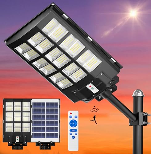 Image of Gefolly SL-9000W Solar Street Light Outdoor Solar Security Motion Lights
