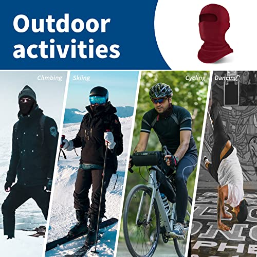 Image of YESLIFE Balaclava Ski Mask for Men and Women, Winter Face Mask, Shiesty for Skiing, Snowboarding & Motorcycle