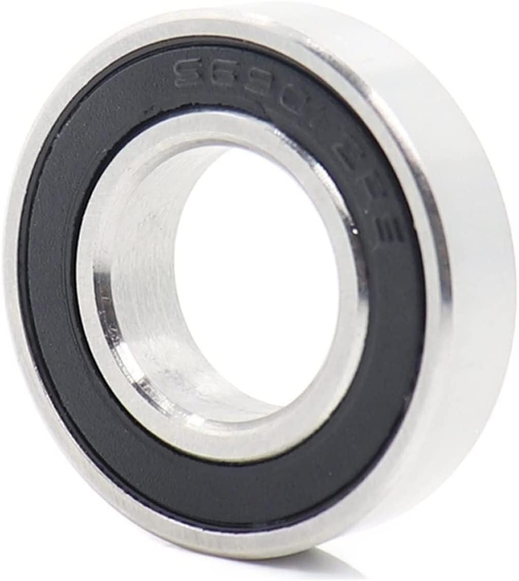 Gqnblvhzupdm 6900-2Rs 10X22x6mm Industrial Shaft Bearings, 1Pc Bearings 6900 6901 6902 6903 440C Stainless Steel Rings Si3n4 Ceramic Balls Bearing S6900 S6901 S6902 S6903(6900-2Rs 10X22x6mm)