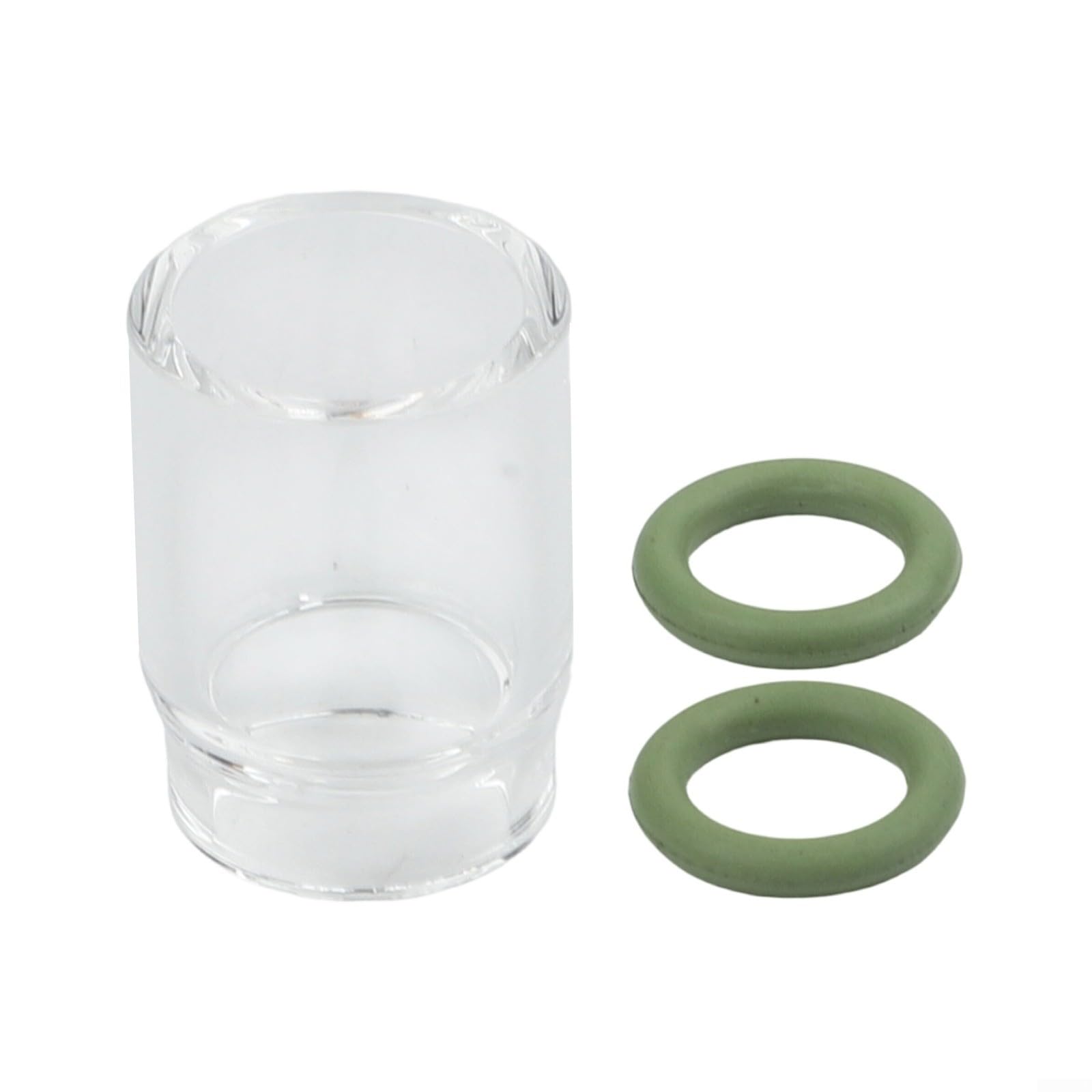 Visual Glass Cup Nozzle TIG Welding WP9/17/18/20/26 Torches Transparent Lens with Seals Sizes 4 5 6 7 8 10 12(No. 8)