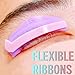 Liber Beauty Lash Lift Ribbon Self Sticky Eyelash Lift Rods Covers Silicone Pads Curlers 8 Piece Soft Stripes Lash Lift Tool Flexible Silicone Perm Roller