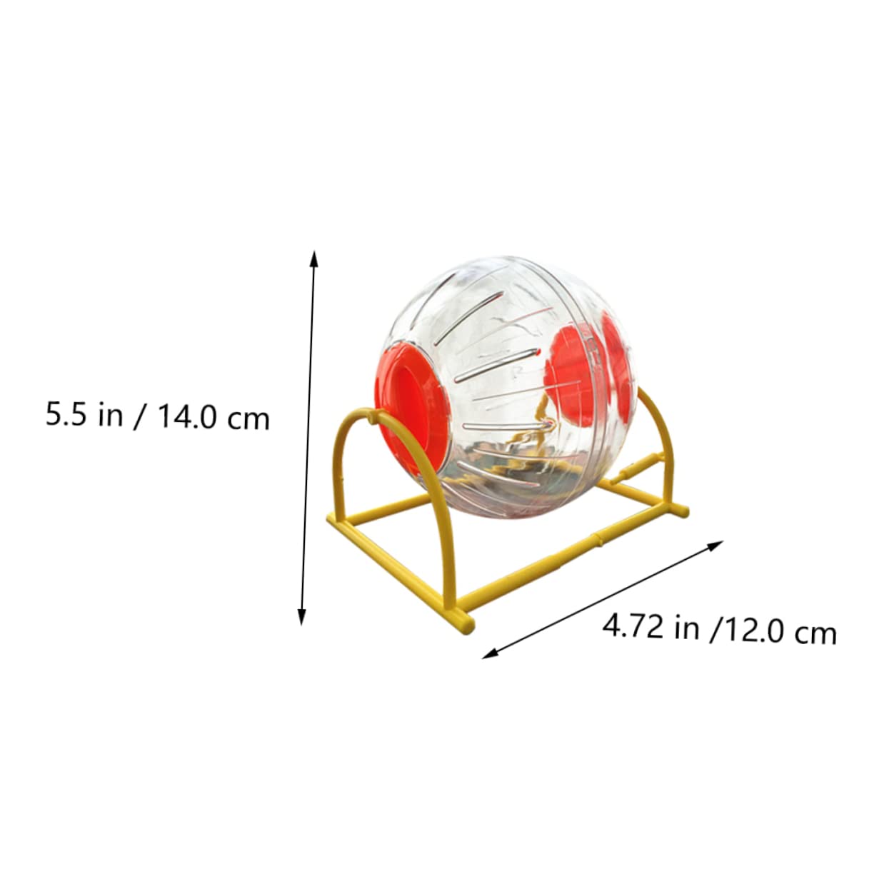 2 Stück Hamster Laufball für Kleintiere und Langlebig für Hamster und Fördert Bewegung und Gesundheit