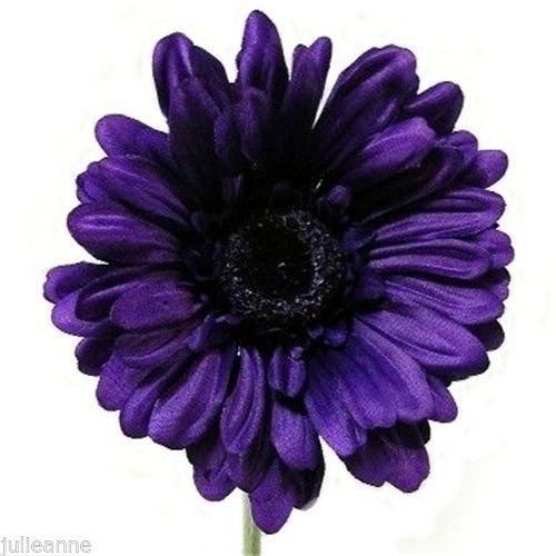 A BUNDLE OF 10 PURPLE ARTIFICIAL GERBERA