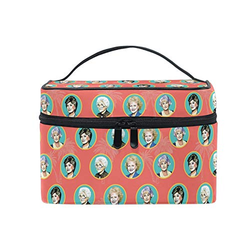 BAD BANANAS Golden Girls - Soft Cosmetic Case - Large Makeup Bag - Stay Golden