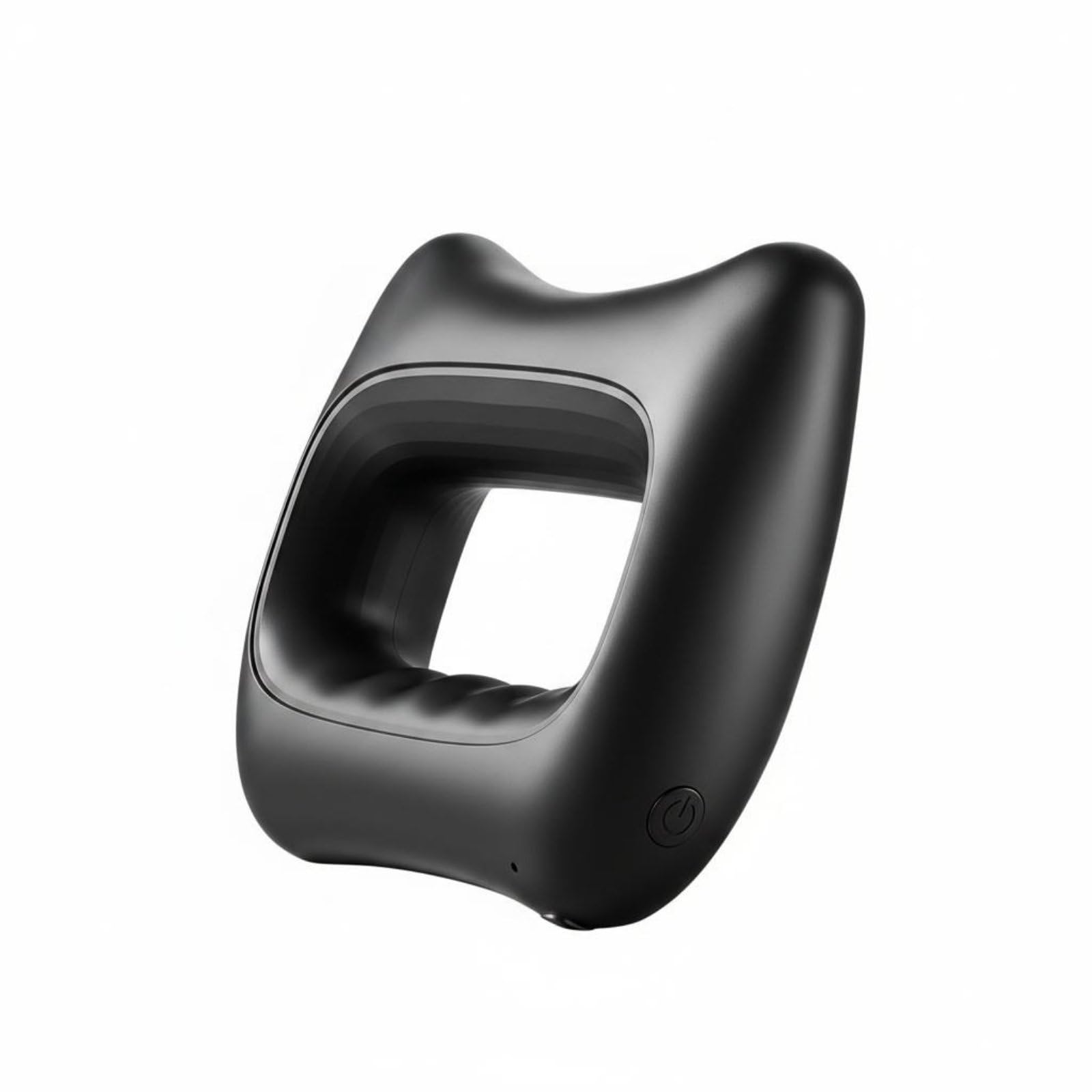 High-Frequency Vibration Vibrating Fascia Circlet USB-C Rechargeable Wearable Vibrating 3 Speed Modes Handheld Fascia Full Massage for Home, Post-Workout, Office, Black-picture-12