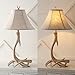 JONATHAN Y JYL6305B Rustic Antler Table Lamp 27.5