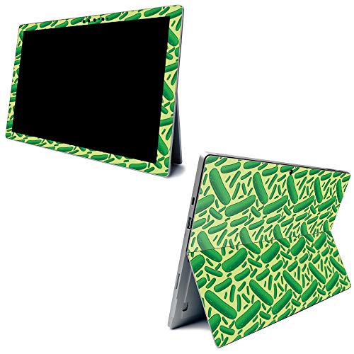 Image of MightySkins Carbon Fiber Skin for Microsoft Surface Pro 7 - Pickle | Textured Carbon Fiber Finish | Easy to Apply, Remove, and Change Styles | Made in The USA