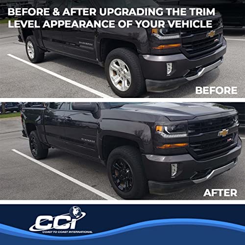 Coast To Coast International Gloss Black Impostor Wheel Skins, Set Of 4 – Compatible With Chevrolet – Iwcimp392Blk - 18-Inch Automotive Wheel Cover #TOP4