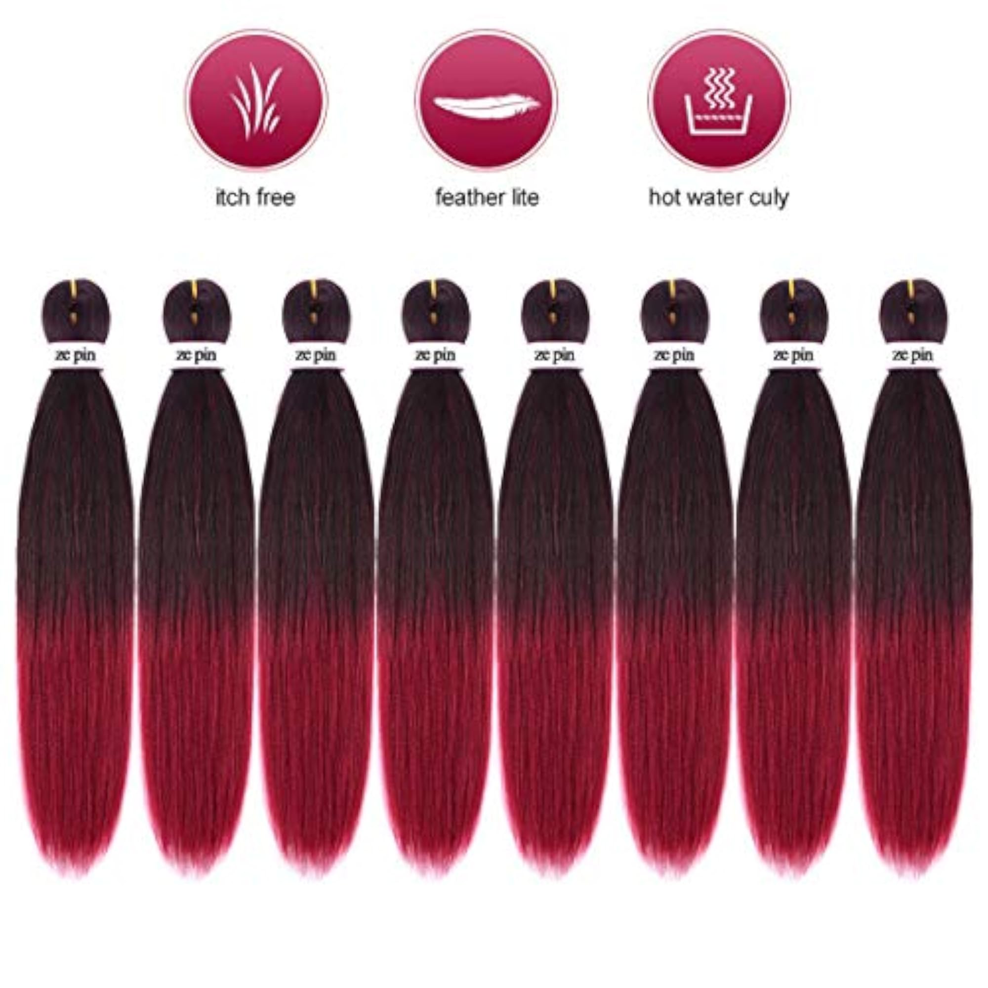 Pre Stretched Braiding Hair, 26 Inch
