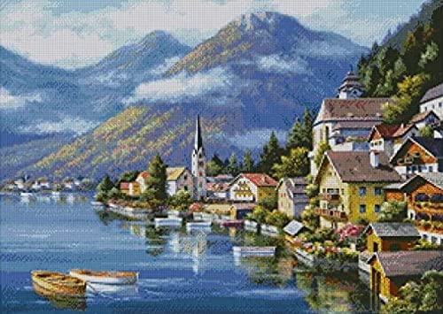 Broderie point de croix kit débutant pour apprendre facilement le DIY fait-main 40x50