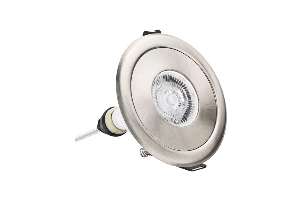Integral LED Evofire Fire Rated Downlight Adapter Satin Round 70-100mm Kit