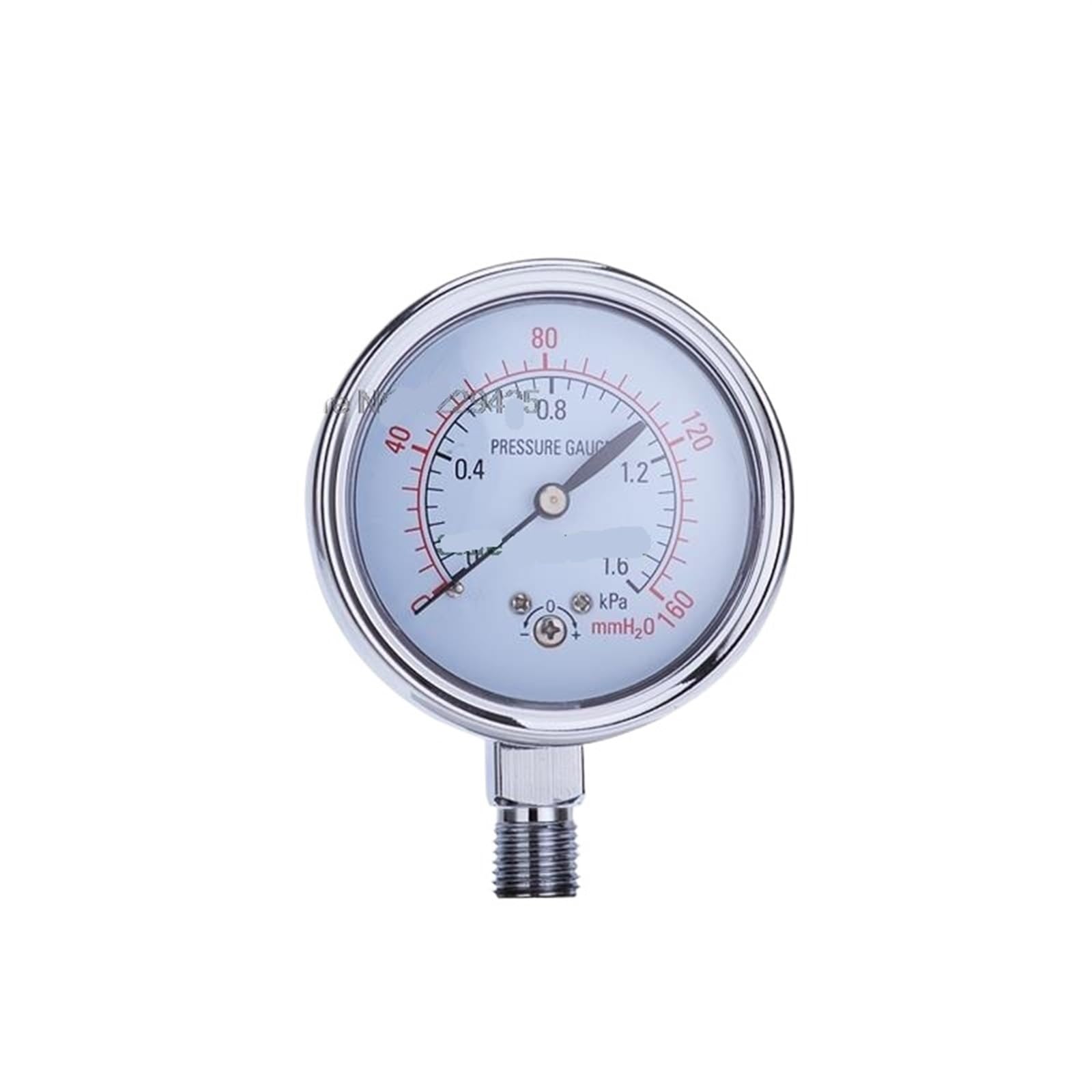 Druckmessgerät YE-60 Membran 0~6KPA Filmbox Überdruckschutztyp Barometer (-30-0)