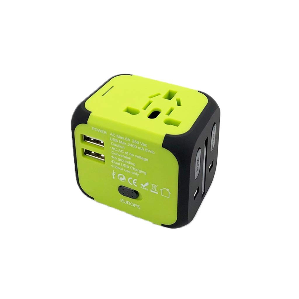 Gniazdo międzynarodowe przetwornice Międzynarodowa ładowarka energetyczna, Uniwersalny adapter podróży, Adapter podróży Uppel Dual Usb. All-in-One Worldwide Cargers Adapters adapter wtyczki zasilania