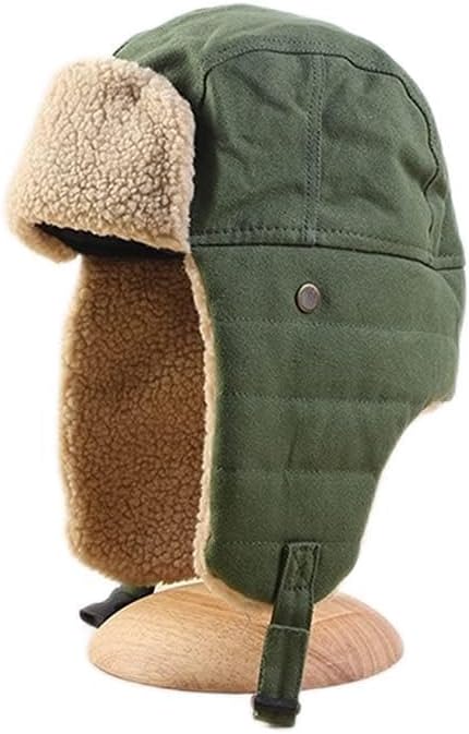 Warm Bomber Hats Earflap Hat Men Women Ear Flap Winter Windproof Cycling Skiing