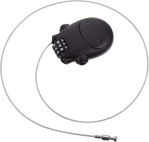 BESPORTBLE Cerradura de alambre para bicicletas para niños Cascos de bicicleta para niños Anti Bicicletas Bloqueo de cable de alambre de acero