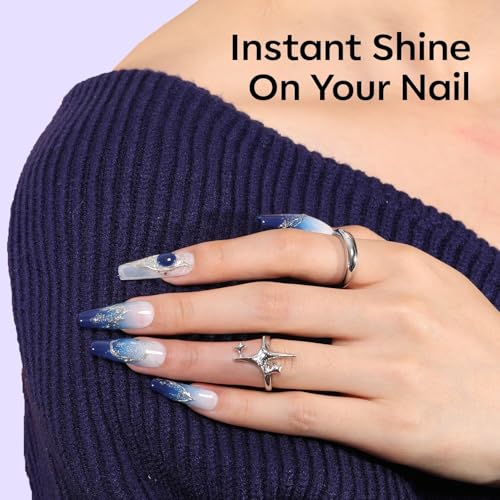 modelones Blue Gel Nail Polish White Gel Nail Polish miniatura 2