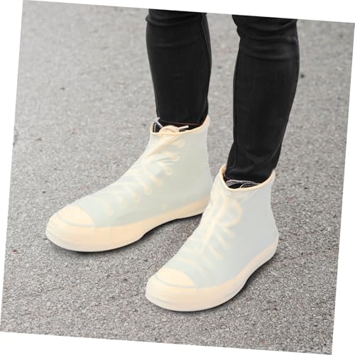 3 pares de cubrezapatos de lluvia de látex para ciclismo, unisex, cubiertas para zapatos deportivos reutilizables para exteriores miniatura 7
