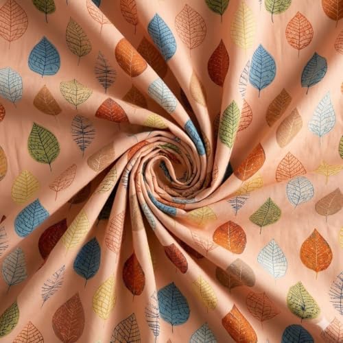 Image of Cotton Bolls Textiles Flat Bedsheet 90x90 Inch with 2 Pillow Covers - Soft Breathable, Printed Bedding Set for Double Bed