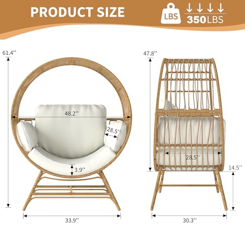 Luxury Outdoor Wicker Lounge Chair