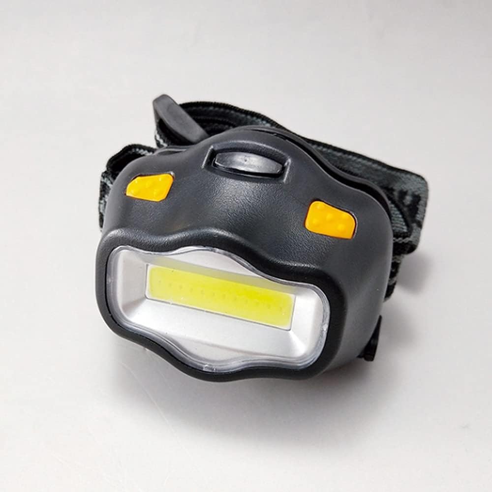 Latarka czołowa LED, oświetlenie zewnętrzne lampa czołowa Mini COB LED reflektor na kemping piesze wycieczki wędkarstwo czytanie zajęcia biała lampa błyskowa reflektor