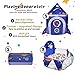 TTLOJ Gift 3pc Rocket Ship Kids Play Tent, Ball Pit, Crawl Tunnel, Toddlers Playhouse Castle Toys, Baby Boys Girls Gift for 3 4 5 6 7 Year Old, Outdoor Indoor(Balls Not Included)