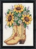 Country of Origin: United States Model Number: DWC3358 No Batteries Required Design Works Cross Stitch Kit 5"x 7" Counted Cowboy Boots;Design Works Cross Stitch Kits have designs for every taste.