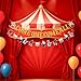 GCQQ Come One Come All Banner – 2 Packs Gold Red Glitter Carnival Circus Theme 1st Birthday Baby Shower Party Garland 9.8FT Clown First Birthday Under the Tent Big Top Decoration with Animal Parade