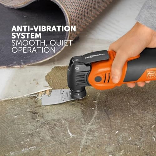 Fein MultiMaster MM 700 Max for Interior Construction and Renovation - Starlock Max Mount, QuickIn System, Constant Speed, Metal Drive Head - 72296863090